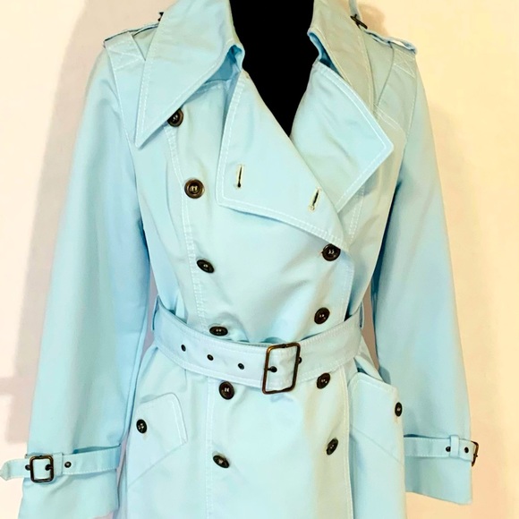 JC Penney Jackets & Blazers - RARE Vintage JC Penney Woman’s Blue Rain Coat SZ 9/10